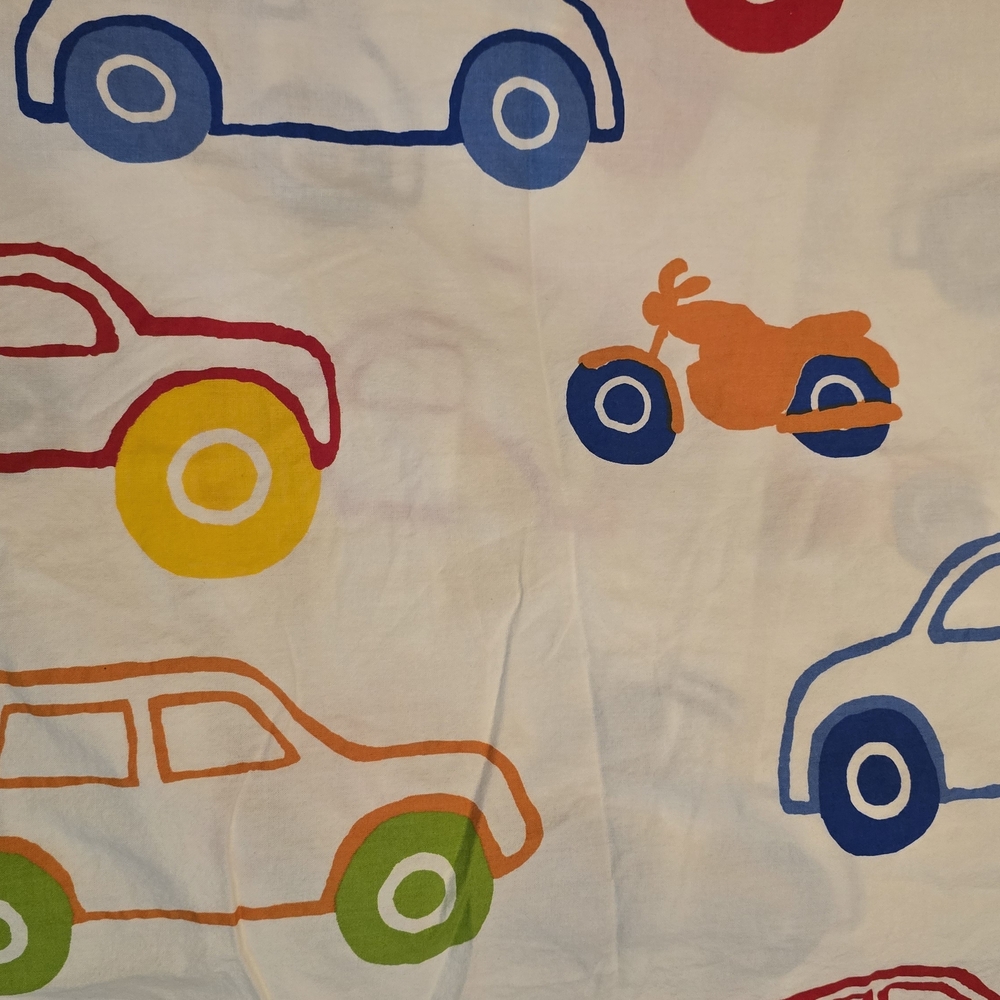 Ikeia Vibtage Duvet/ Bedding Cover Set Colorful Vehicle Pattern Kids Toy Set